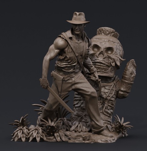 Indiana jones 100mm resin - indiana,