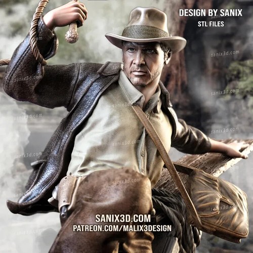 Indiana jones printed kit - jones, 3d